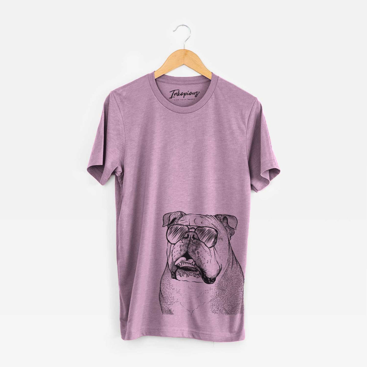 Aviator Piggy the English Bulldog - Unisex Crewneck