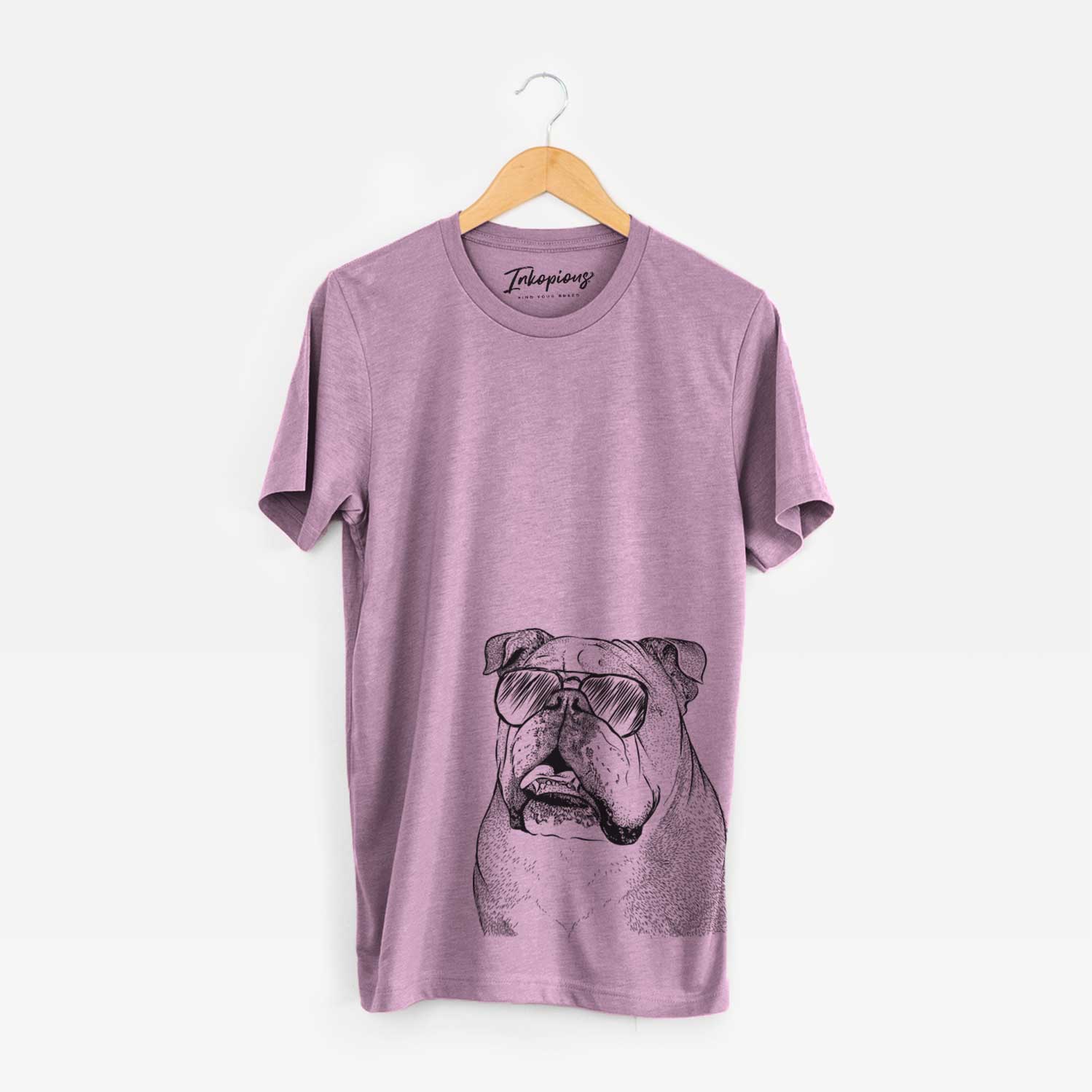 Aviator Piggy the English Bulldog - Unisex Crewneck