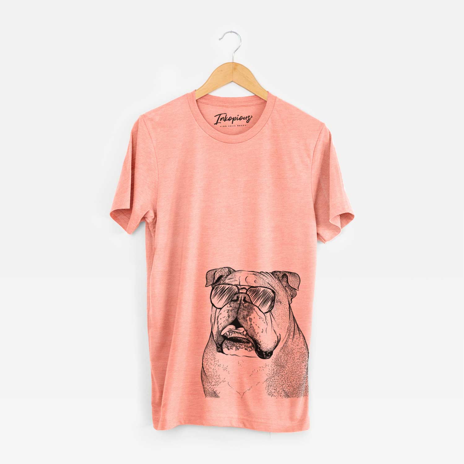 Aviator Piggy the English Bulldog - Unisex Crewneck