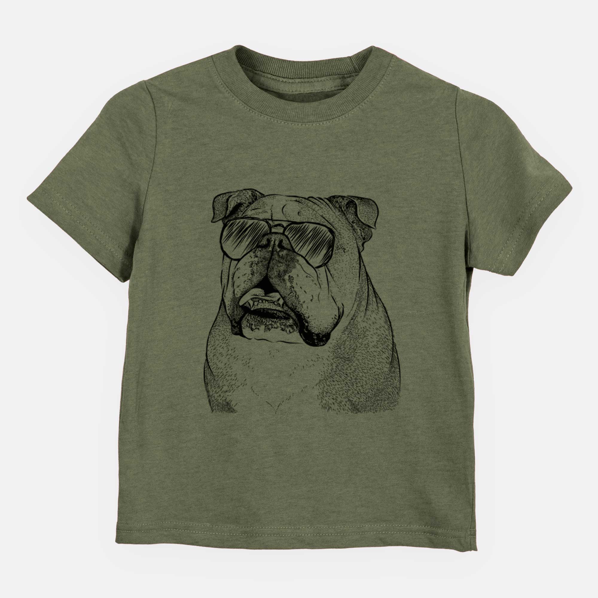 Aviator Piggy the English Bulldog - Kids/Youth/Toddler Shirt
