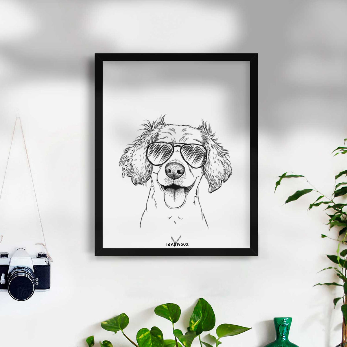 Piglet the Dachshund Mix Art Print