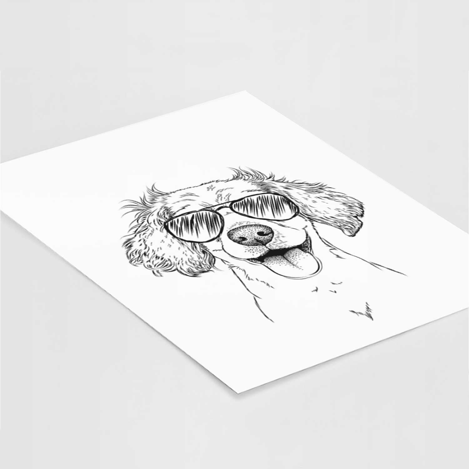 Piglet the Dachshund Mix Art Print