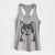 Pinky the Tuxedo Cat - Women's Racerback Tanktop