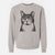 Aviator Pinky the Tuxedo Cat - Unisex Pigment Dyed Crew Sweatshirt