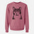 Aviator Pinky the Tuxedo Cat - Unisex Pigment Dyed Crew Sweatshirt