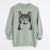 Aviator Pinky the Tuxedo Cat - Unisex Pigment Dyed Crew Sweatshirt