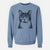 Aviator Pinky the Tuxedo Cat - Unisex Pigment Dyed Crew Sweatshirt