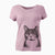 Aviator Pinky the Tuxedo Cat - Women's V-neck Shirt