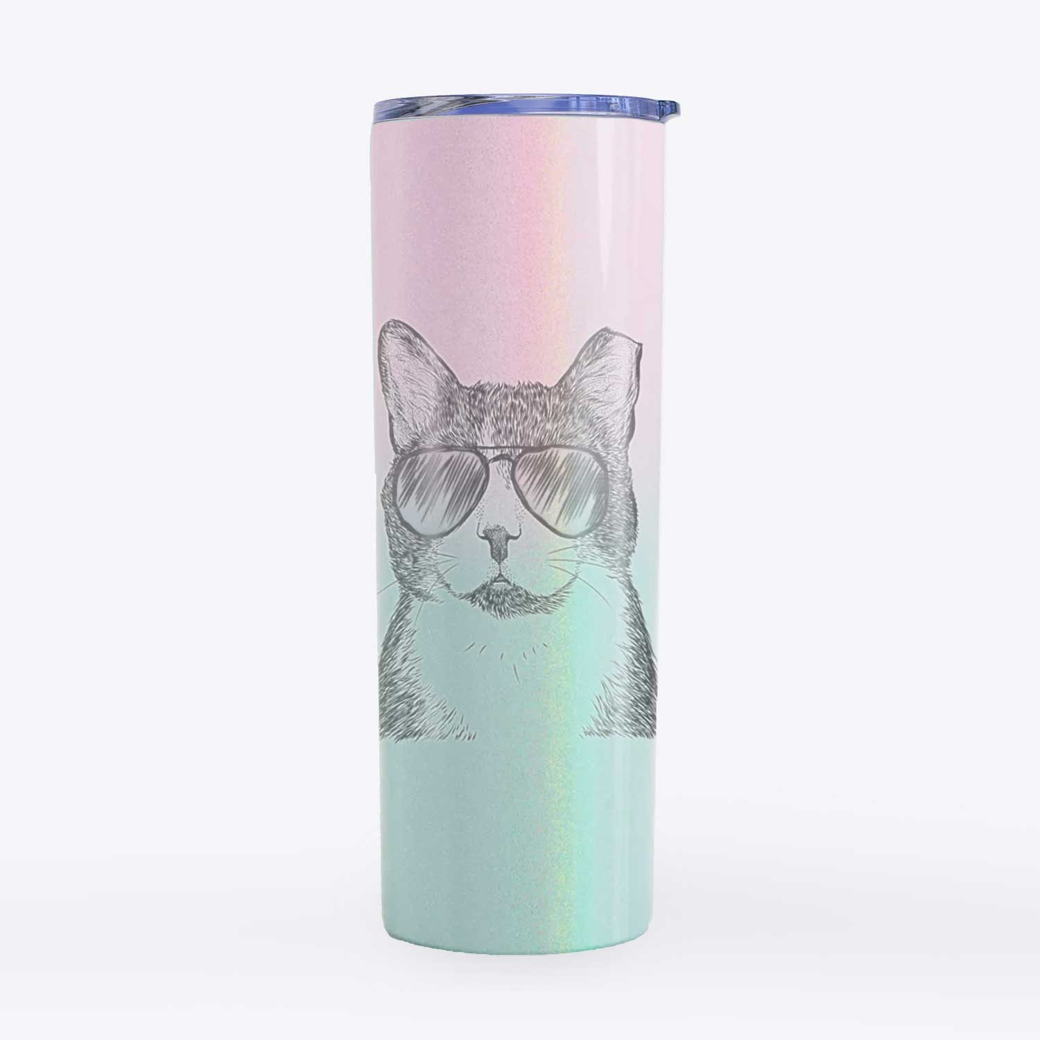 Pinky the Tuxedo Cat - 20oz Skinny Tumbler