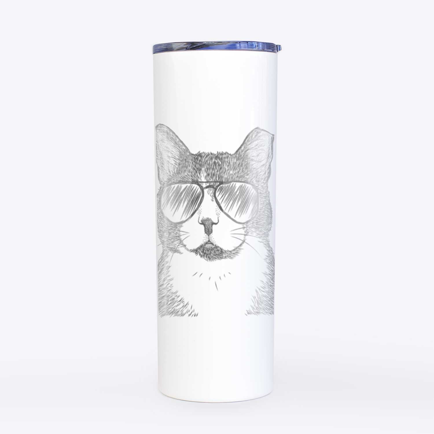 Pinky the Tuxedo Cat - 20oz Skinny Tumbler