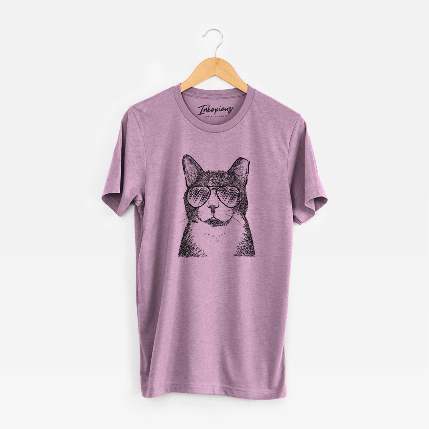 Aviator Pinky the Tuxedo Cat - Unisex Crewneck