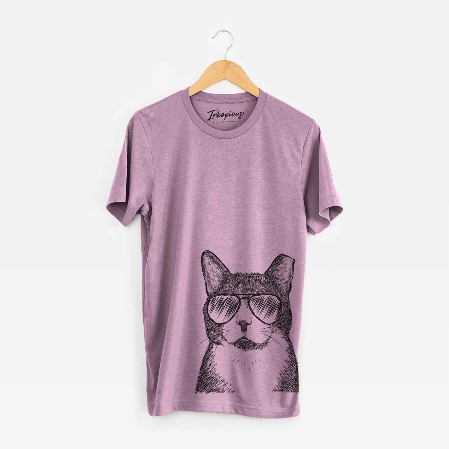 Aviator Pinky the Tuxedo Cat - Unisex Crewneck