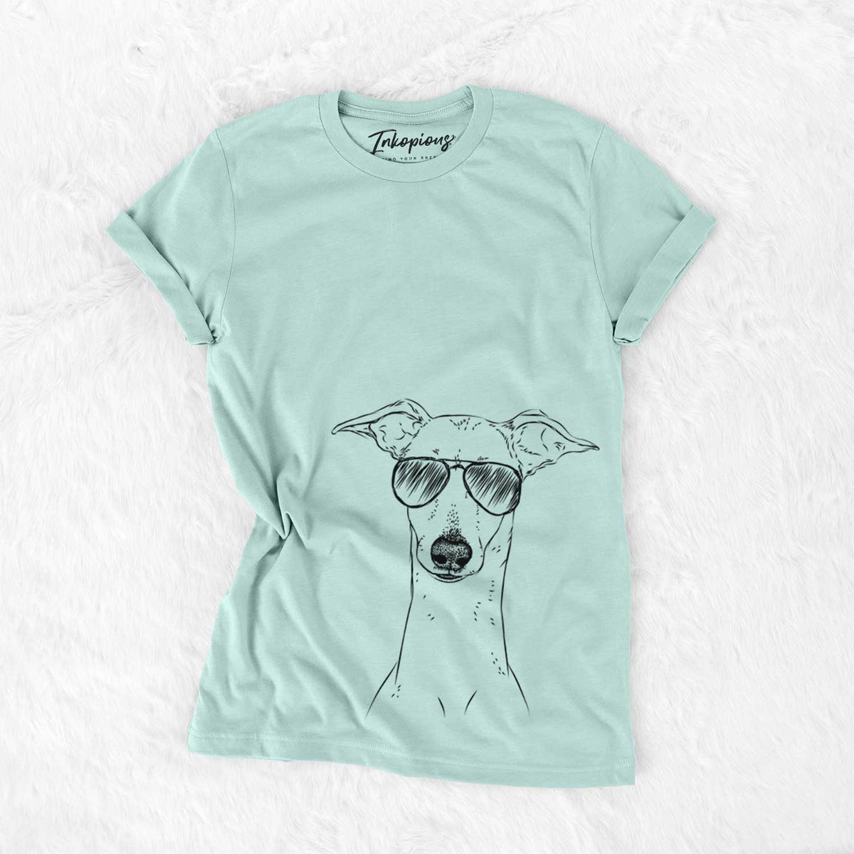Aviator Pip the Italian Greyhound - Unisex Crewneck