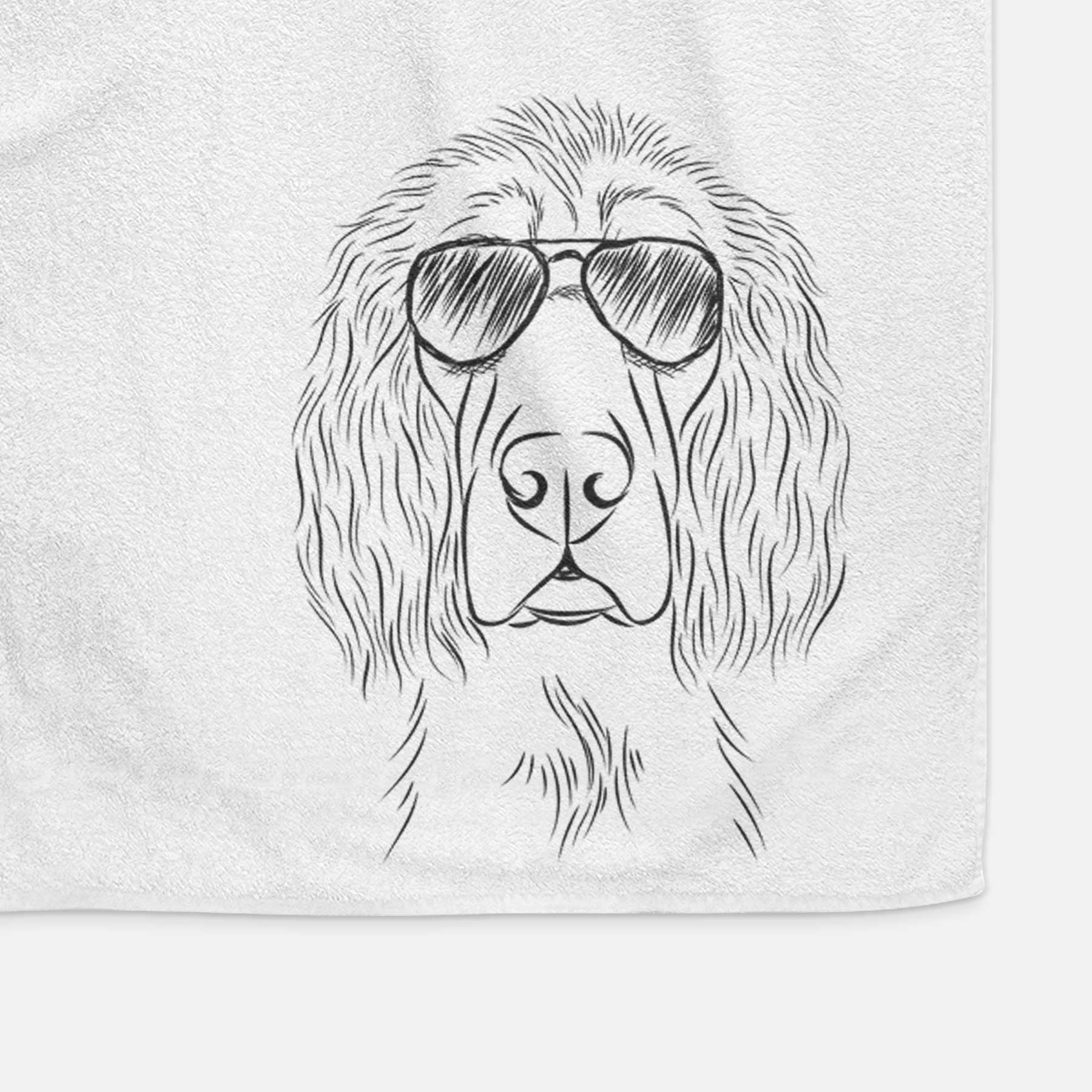 Piper the Irish Setter Decorative Hand Towel