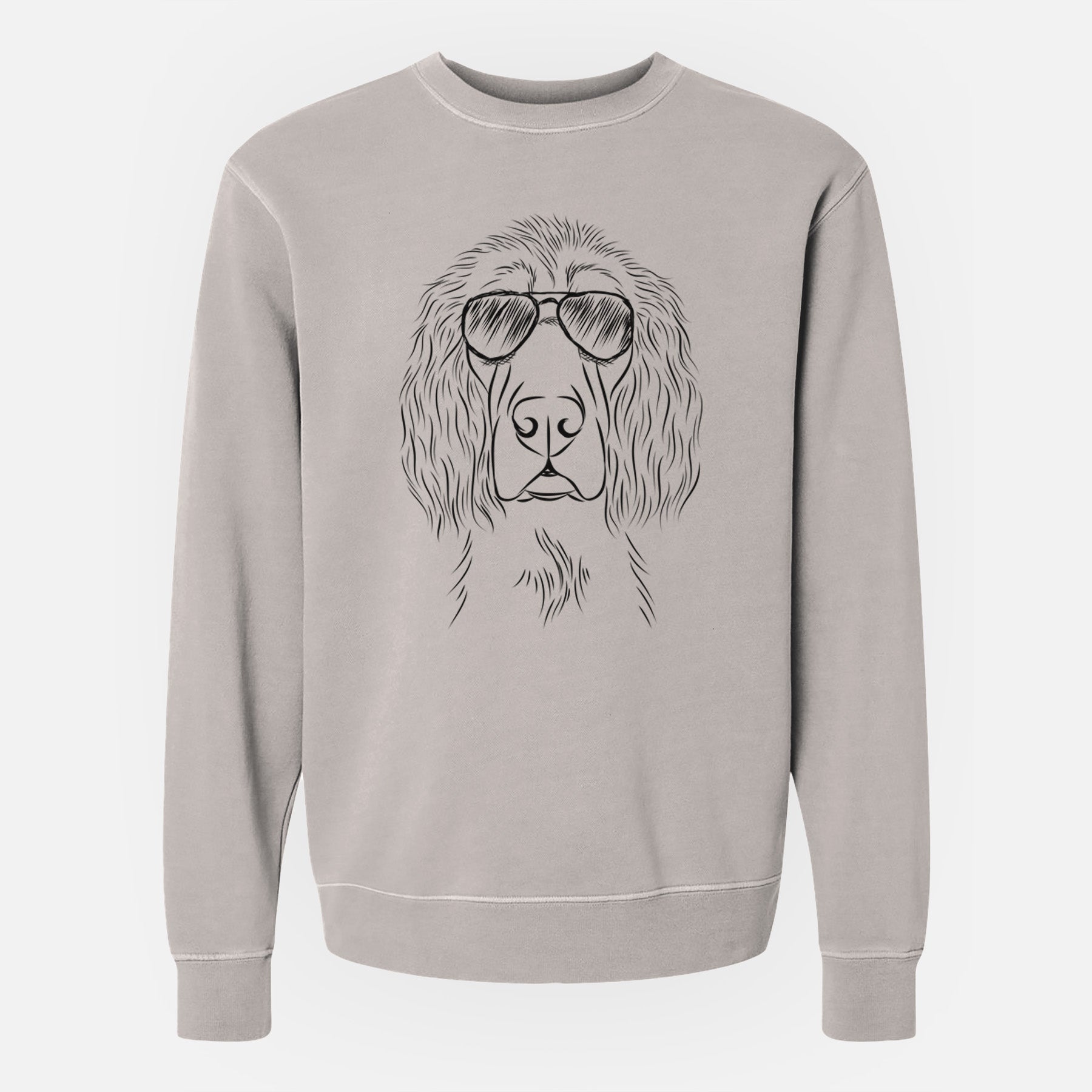 Aviator Piper the Irish Setter - Unisex Pigment Dyed Crew Sweatshirt