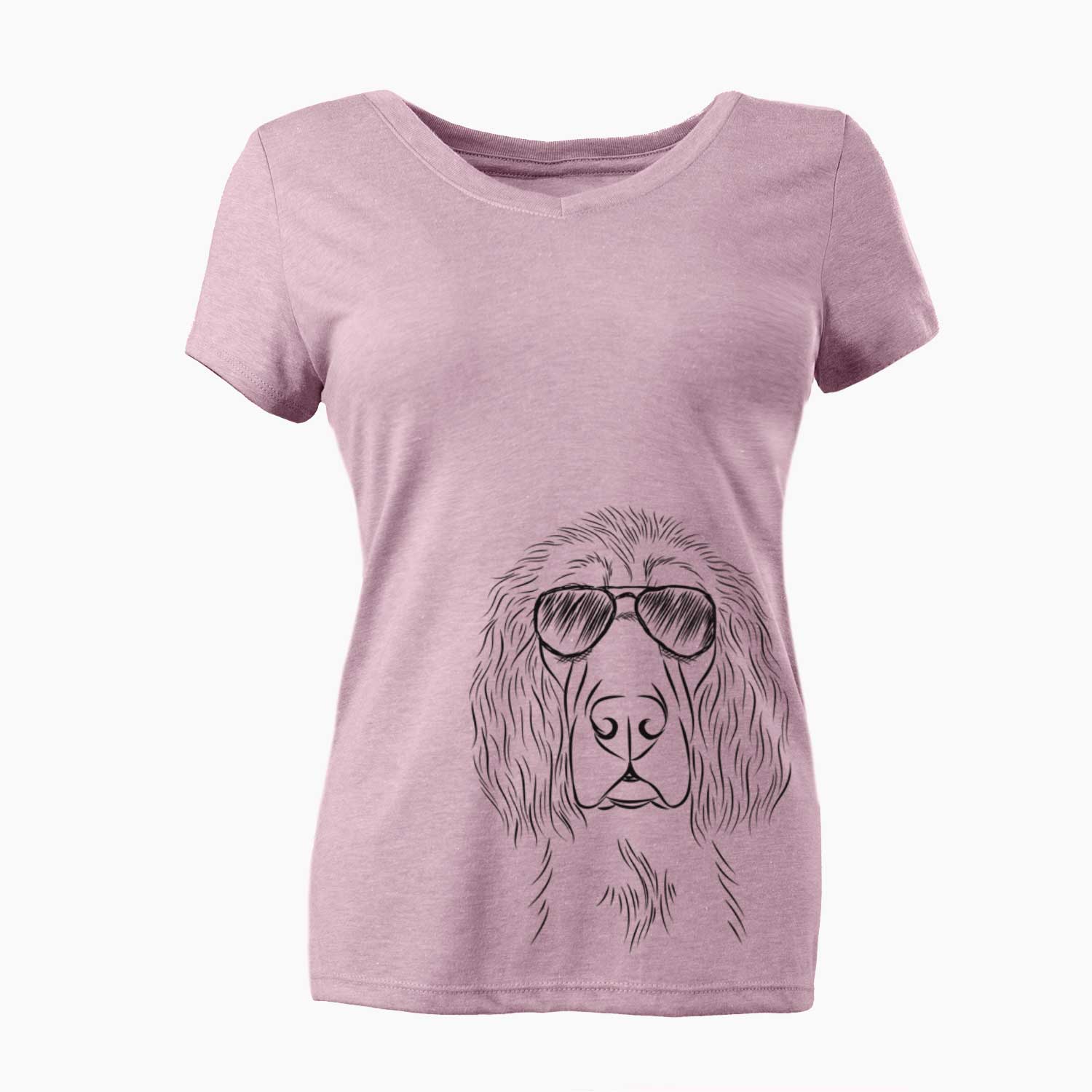 Aviator Piper the Irish Setter - Women's V-neck Shirt