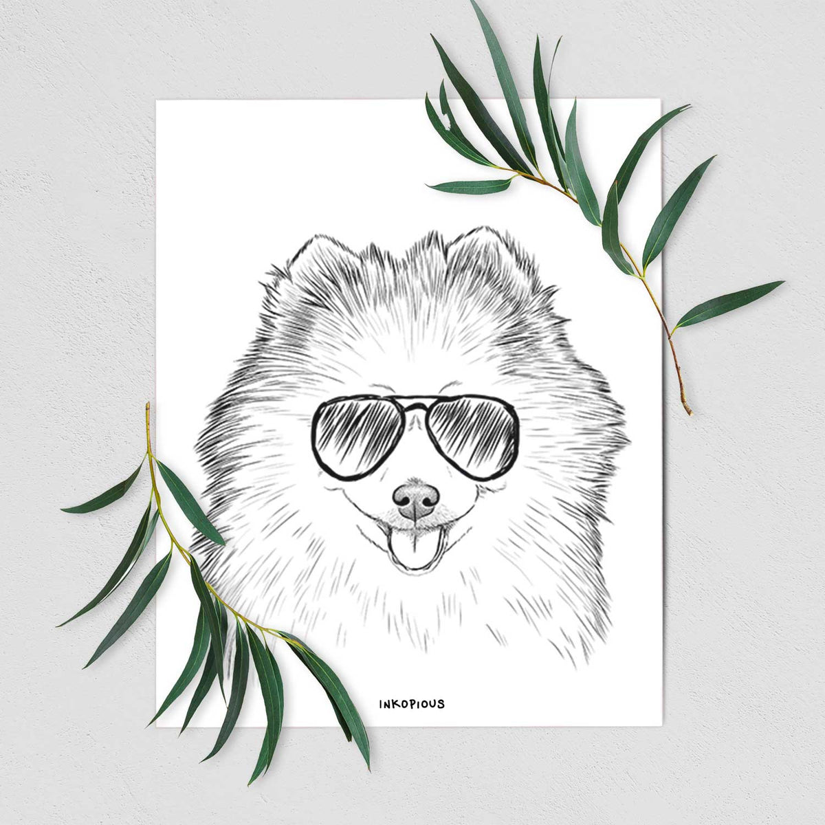 Piper Jo the Pomeranian Art Print
