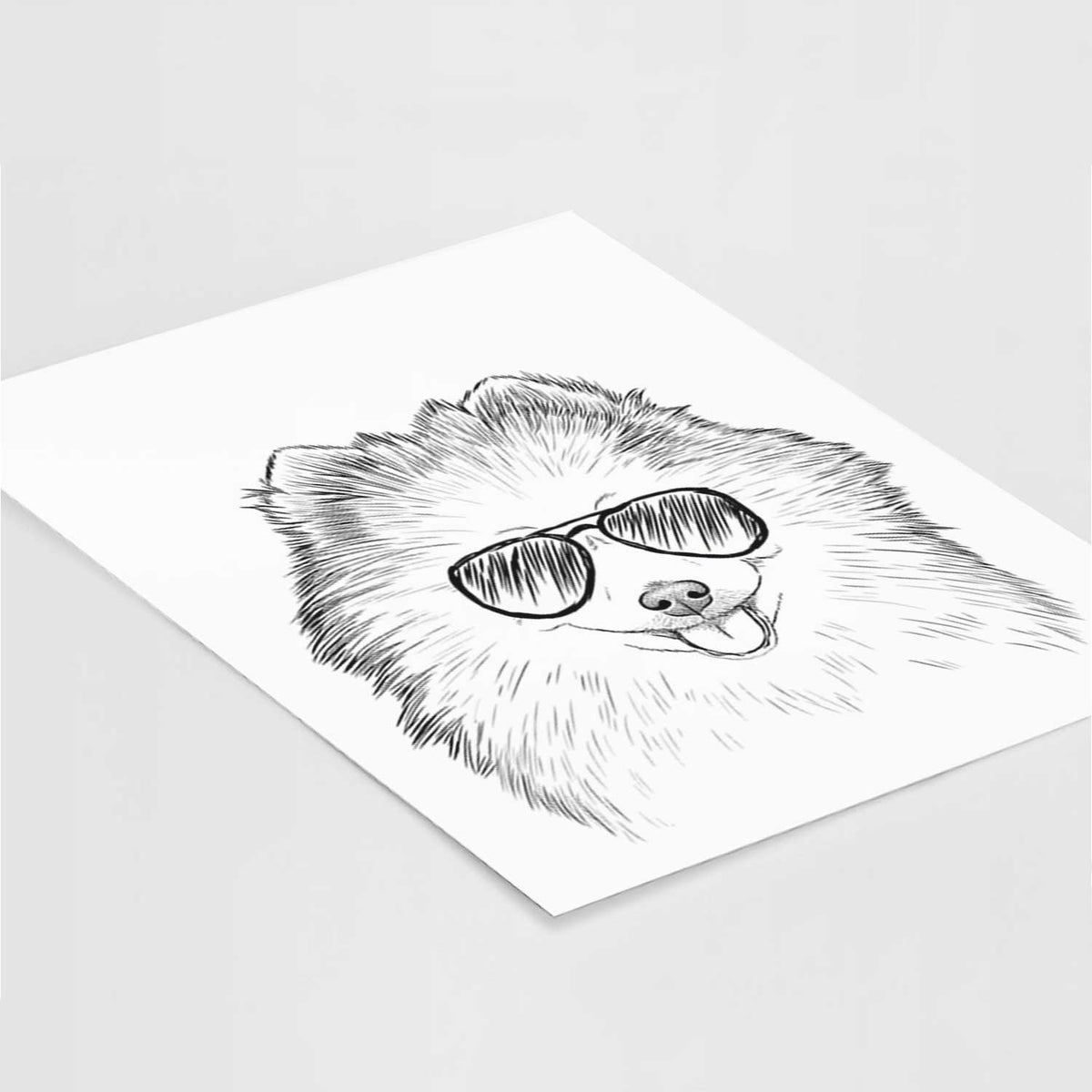 Piper Jo the Pomeranian Art Print