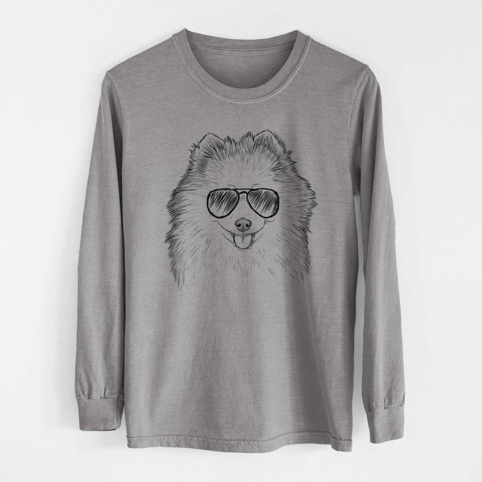Aviators Piper Jo the Pomeranian - Heavyweight 100% Cotton Long Sleeve