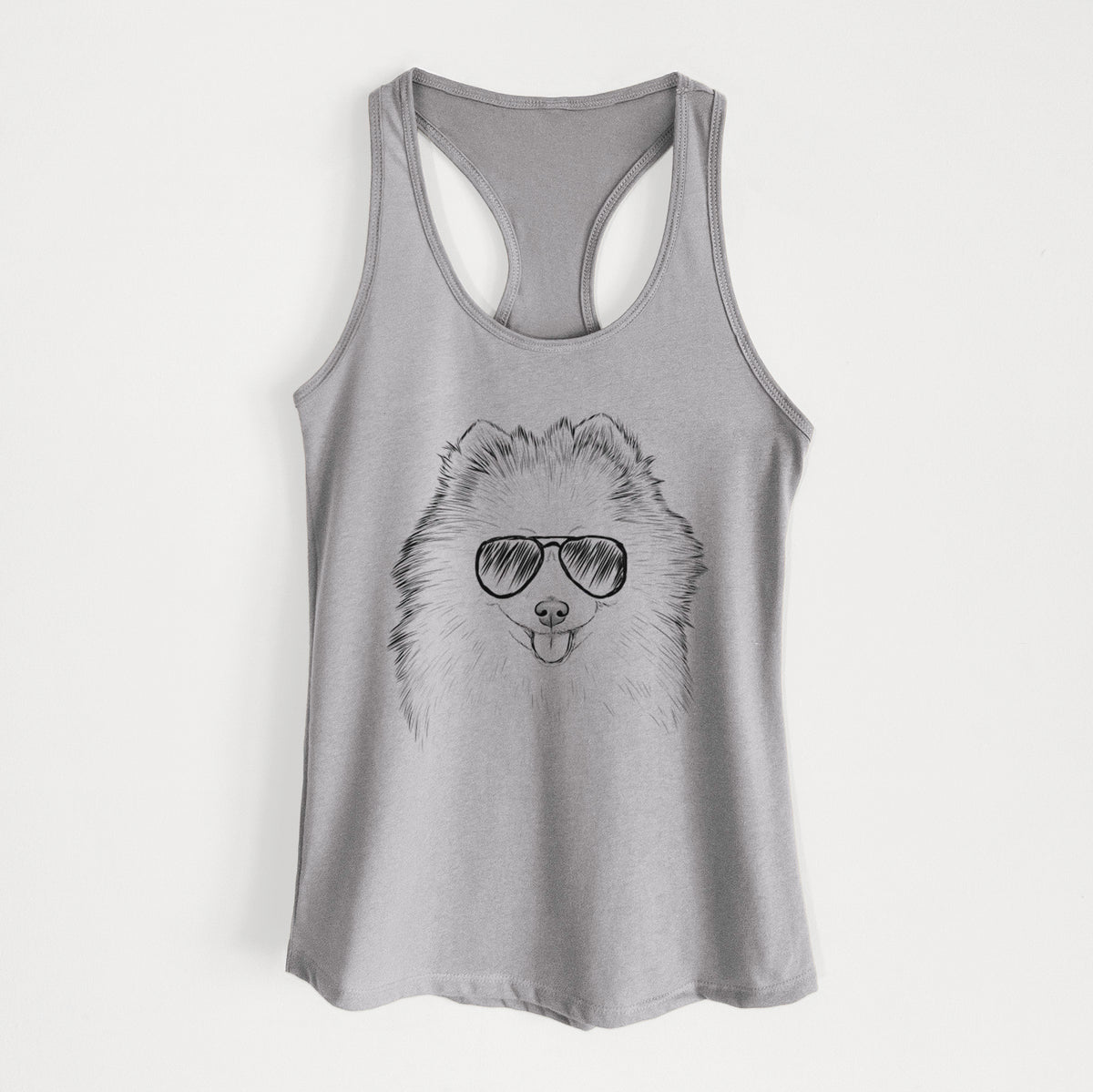 Piper Jo the Pomeranian - Women's Racerback Tanktop