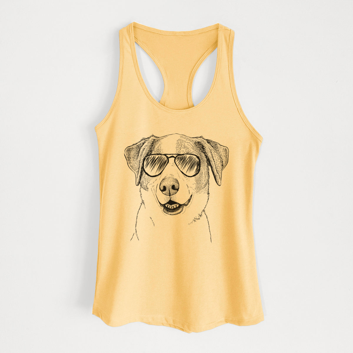 Piper Pilot the Hound Mix - Women's Racerback Tanktop