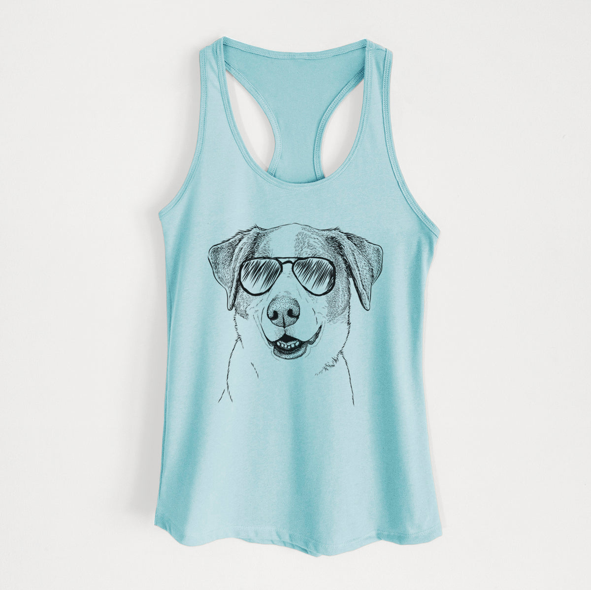Piper Pilot the Hound Mix - Women's Racerback Tanktop