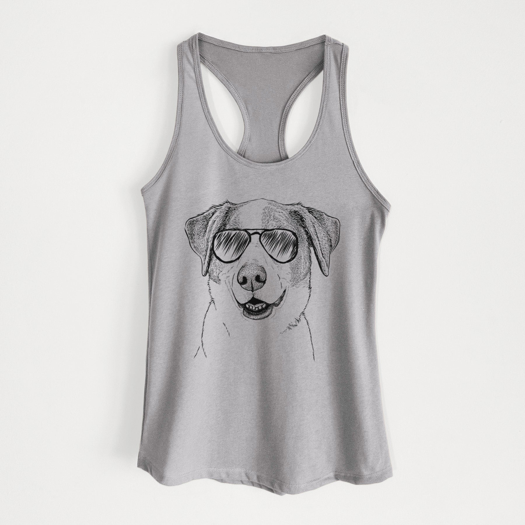 Piper Pilot the Hound Mix - Women's Racerback Tanktop
