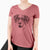 Aviator Piper Pilot the Hound Mix - Women's V-neck Shirt