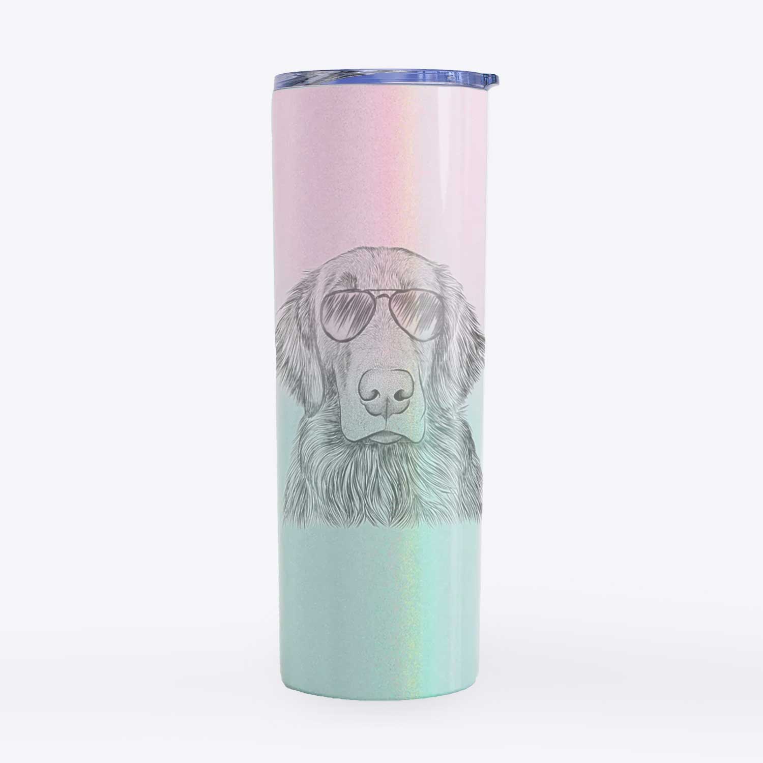 Pippin the Flat Coated Retriever - 20oz Skinny Tumbler