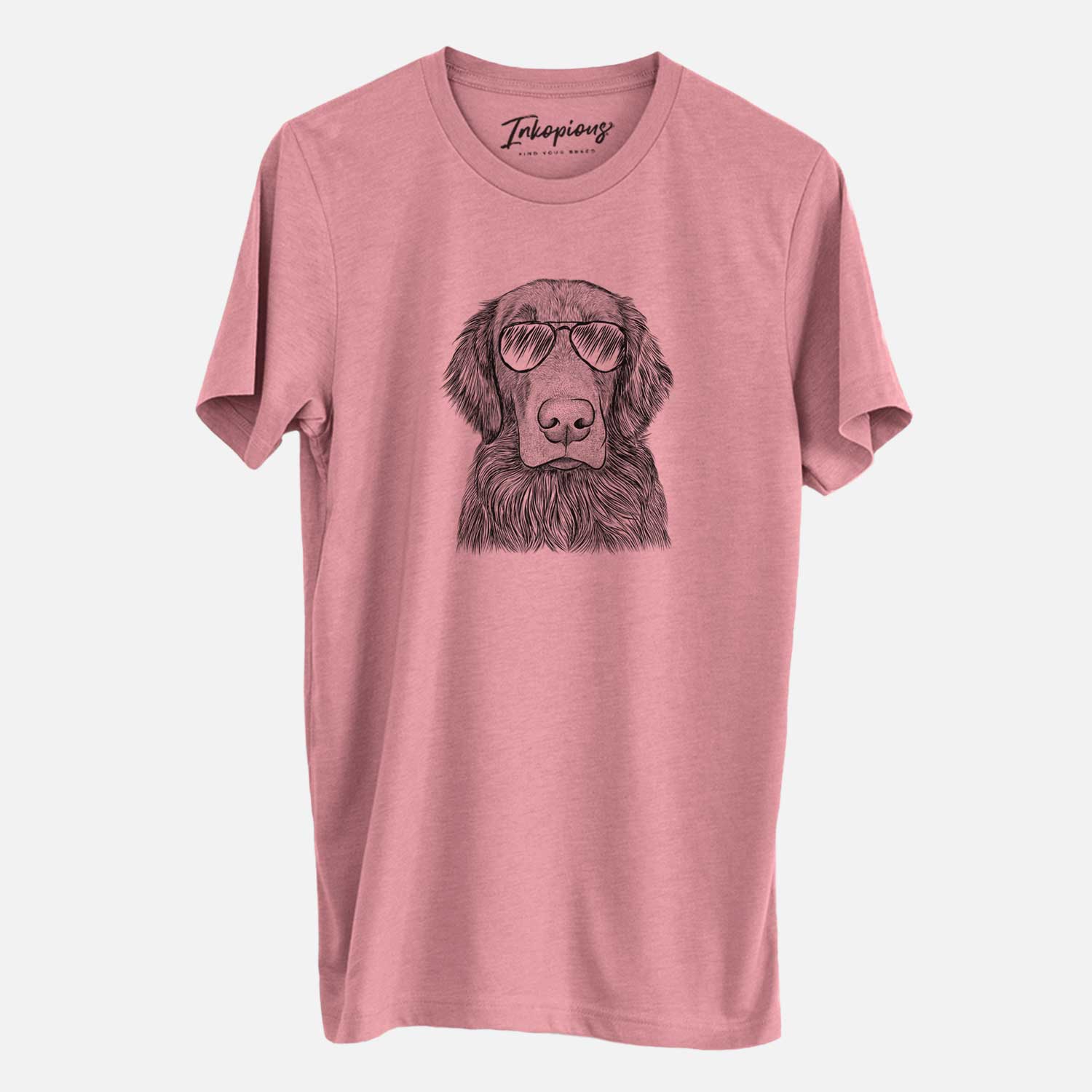 Aviator Pippin the Flat Coated Retriever - Unisex Crewneck