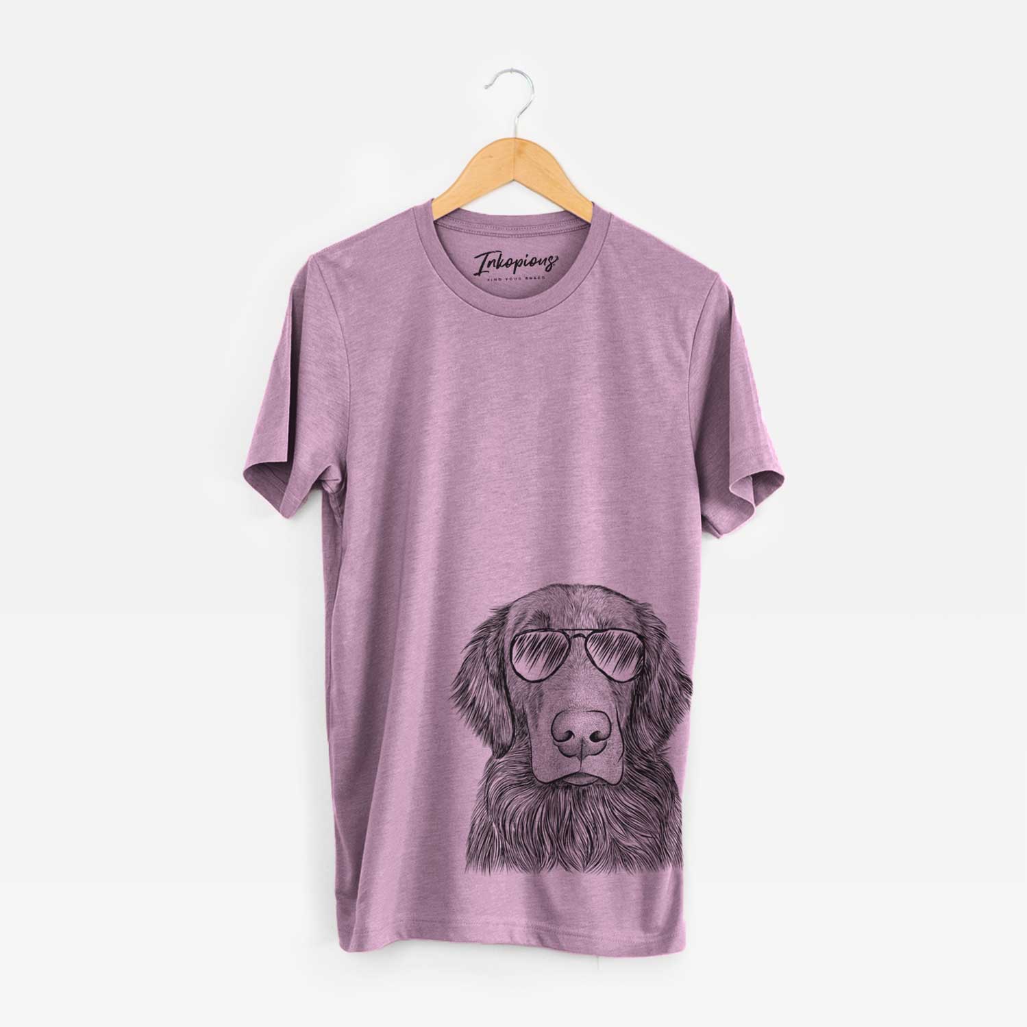 Aviator Pippin the Flat Coated Retriever - Unisex Crewneck