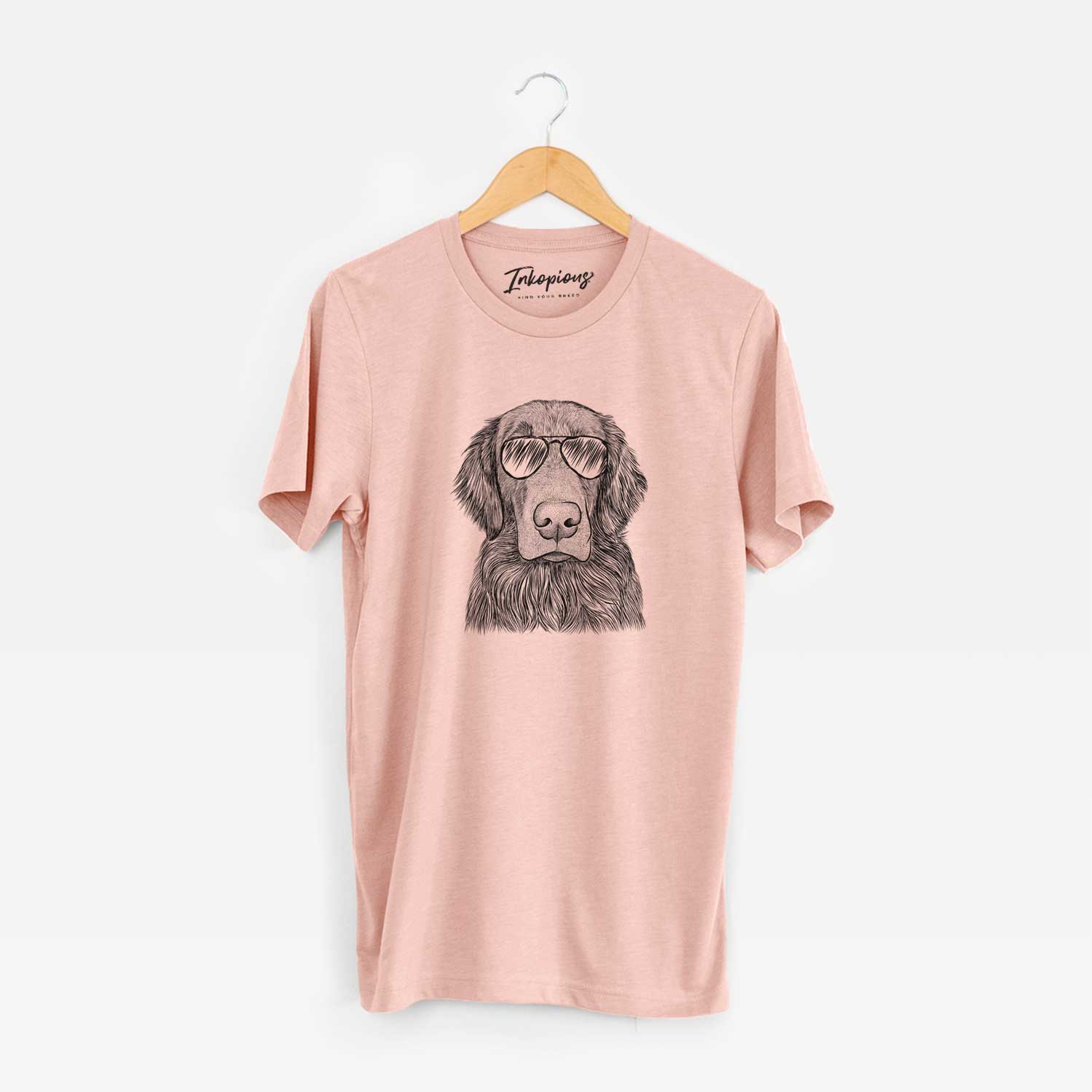 Aviator Pippin the Flat Coated Retriever - Unisex Crewneck