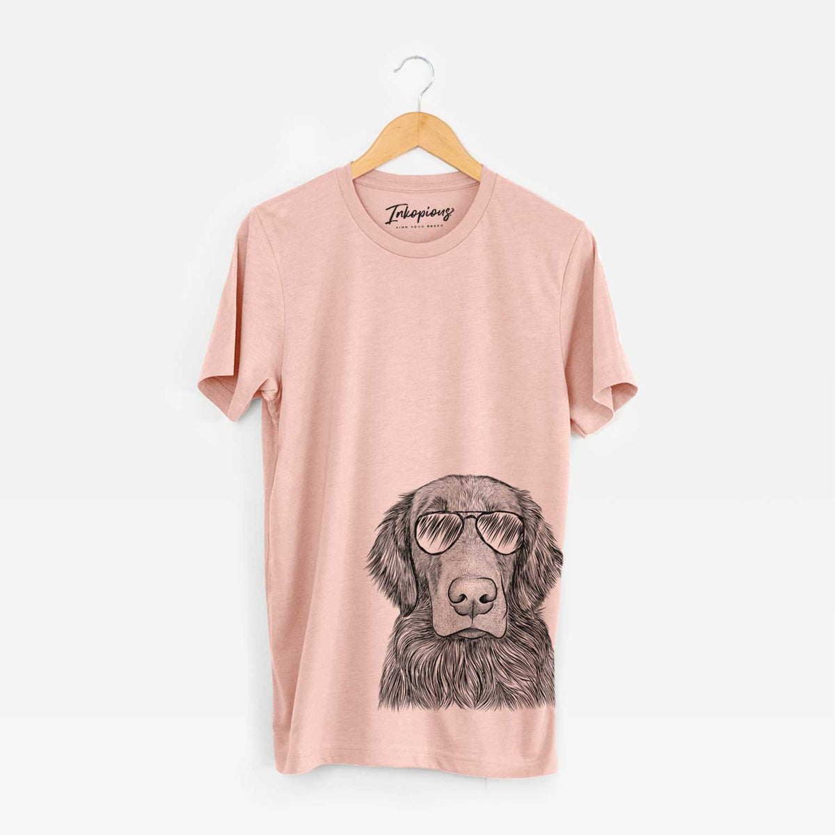 Aviator Pippin the Flat Coated Retriever - Unisex Crewneck