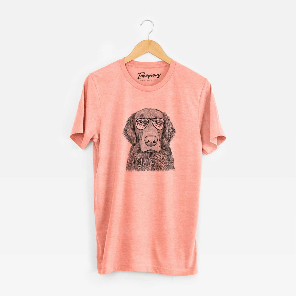 Aviator Pippin the Flat Coated Retriever - Unisex Crewneck
