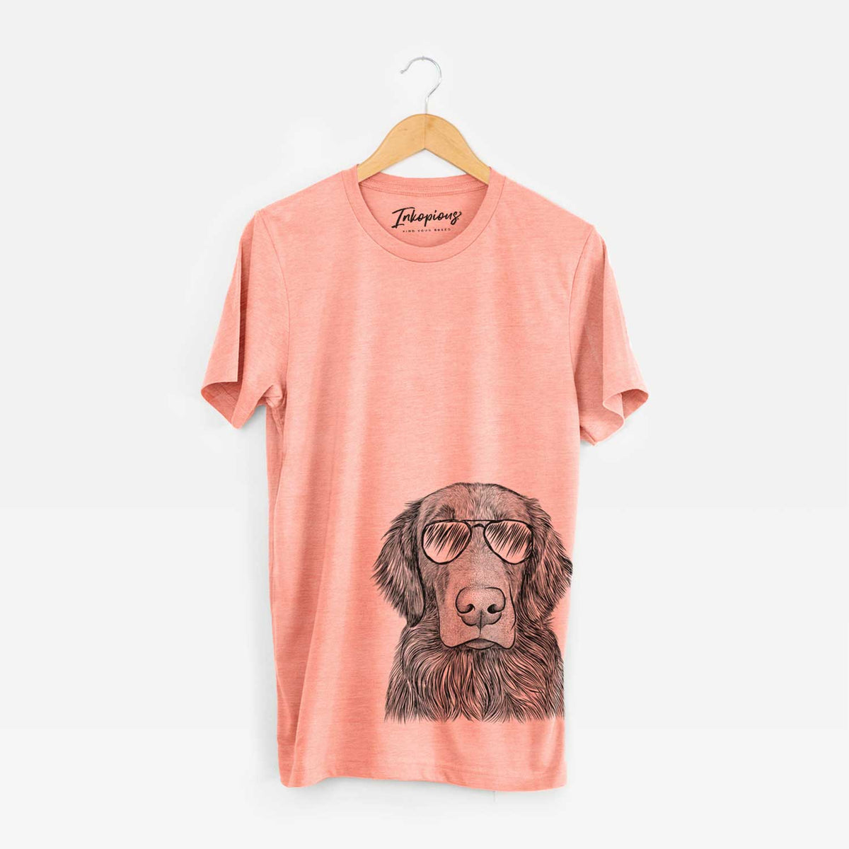 Aviator Pippin the Flat Coated Retriever - Unisex Crewneck
