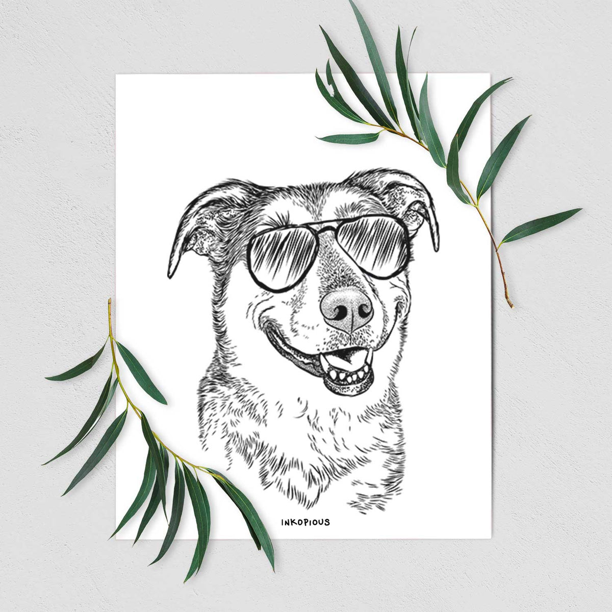 Pippin the Shepherd Mix Art Print