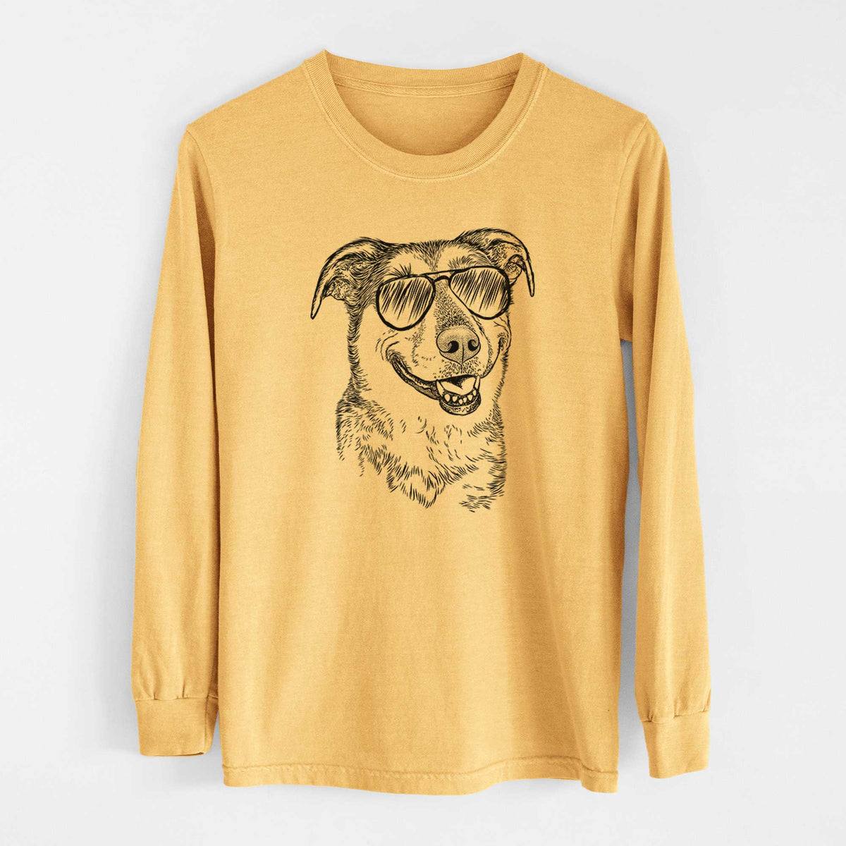 Aviators Pippin the Shepherd Mix - Heavyweight 100% Cotton Long Sleeve