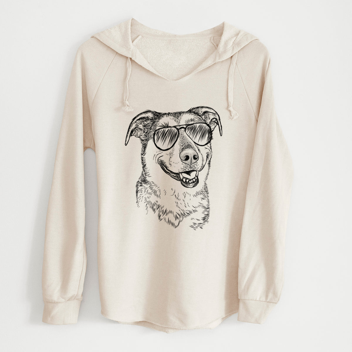 Aviator Pippin the Shepherd Mix - Cali Wave Hooded Sweatshirt