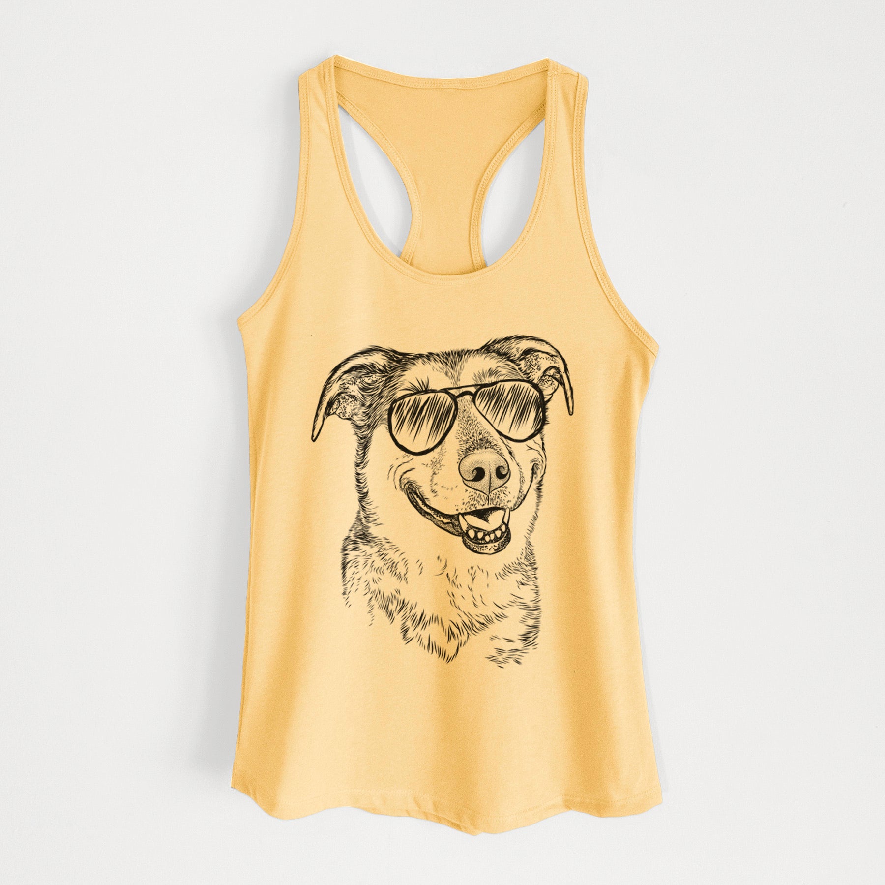 Pippin the Shepherd Mix - Women's Racerback Tanktop