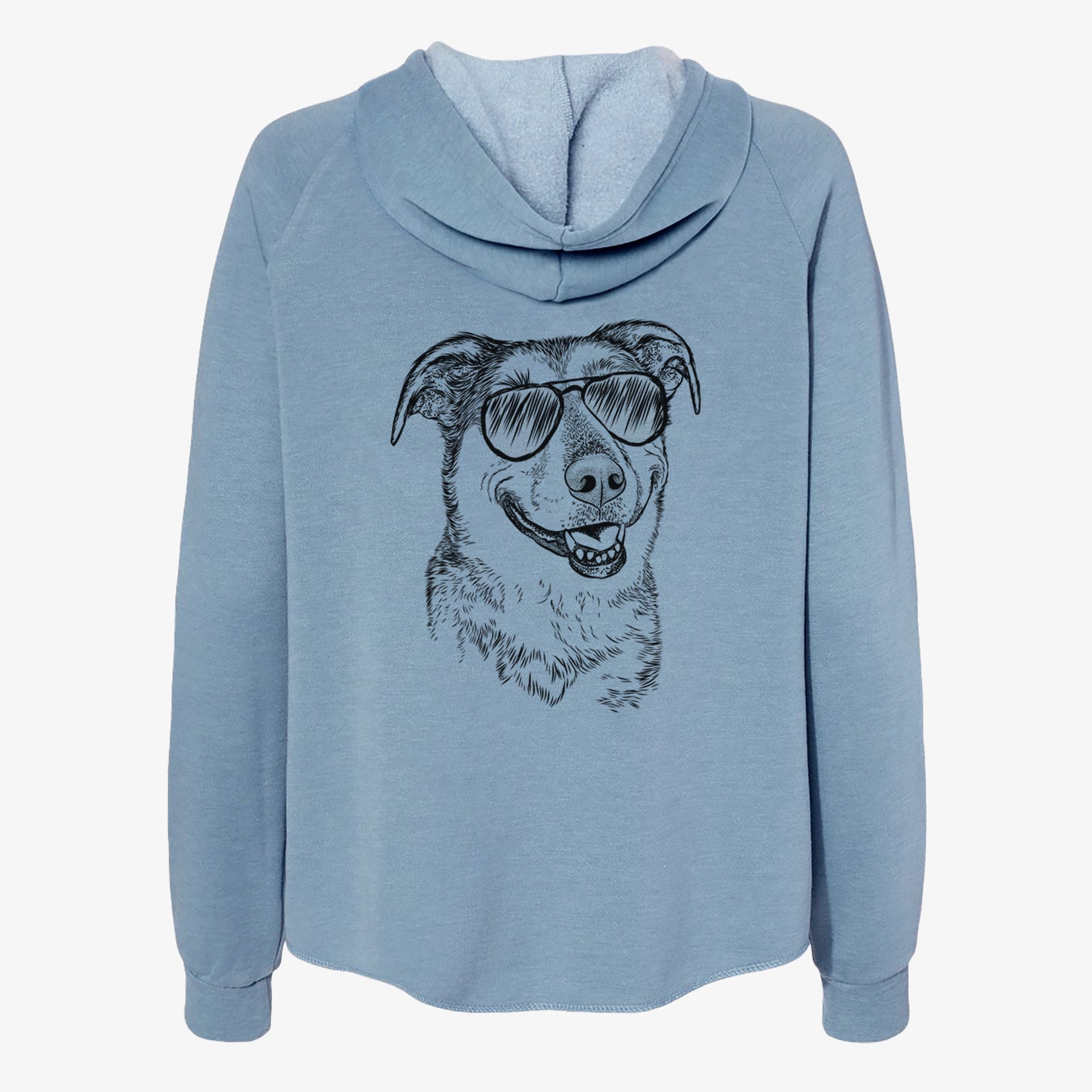 Pippin the Shepherd Mix - Women's Cali Wave Zip-Up Sweatshirt