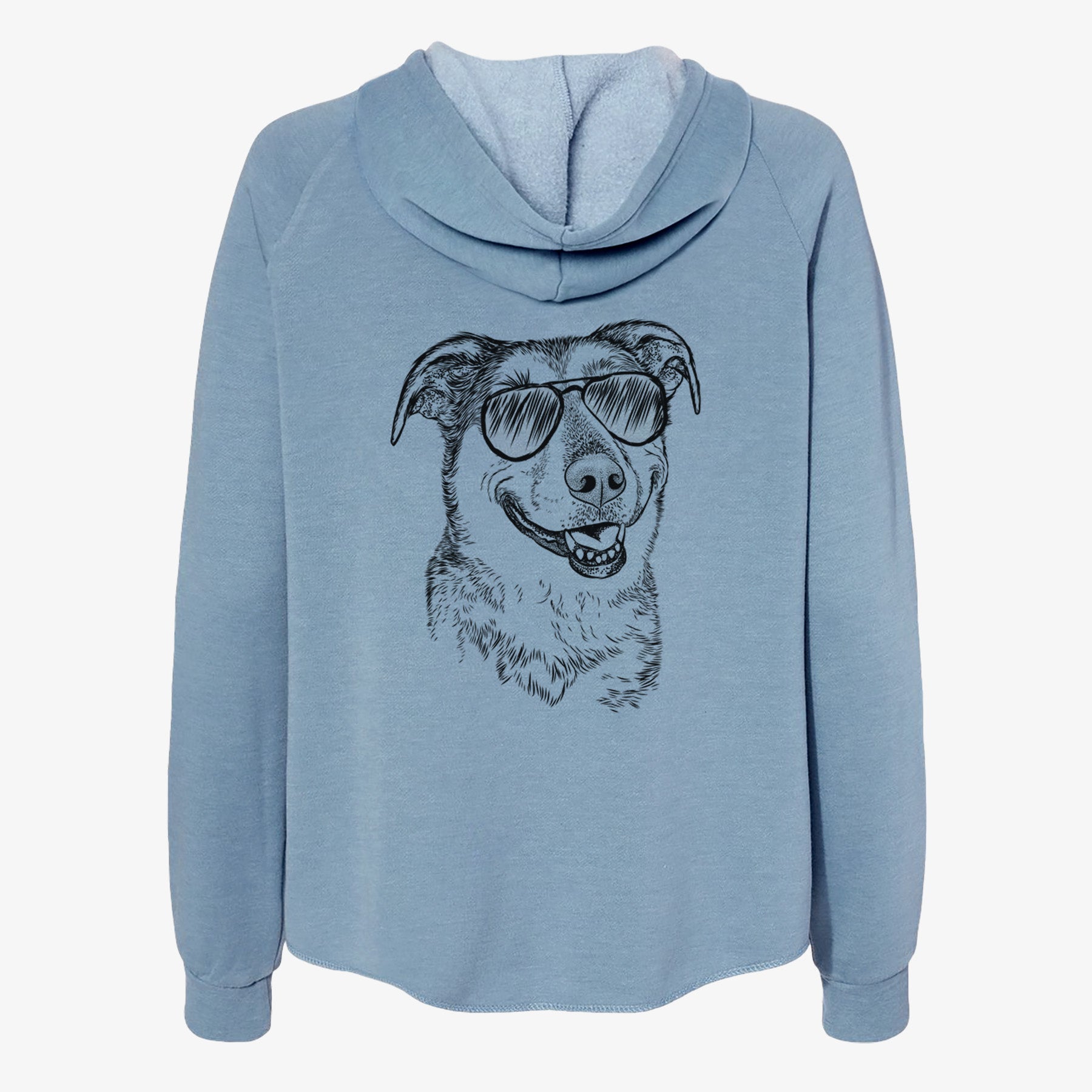 Pippin the Shepherd Mix - Women's Cali Wave Zip-Up Sweatshirt