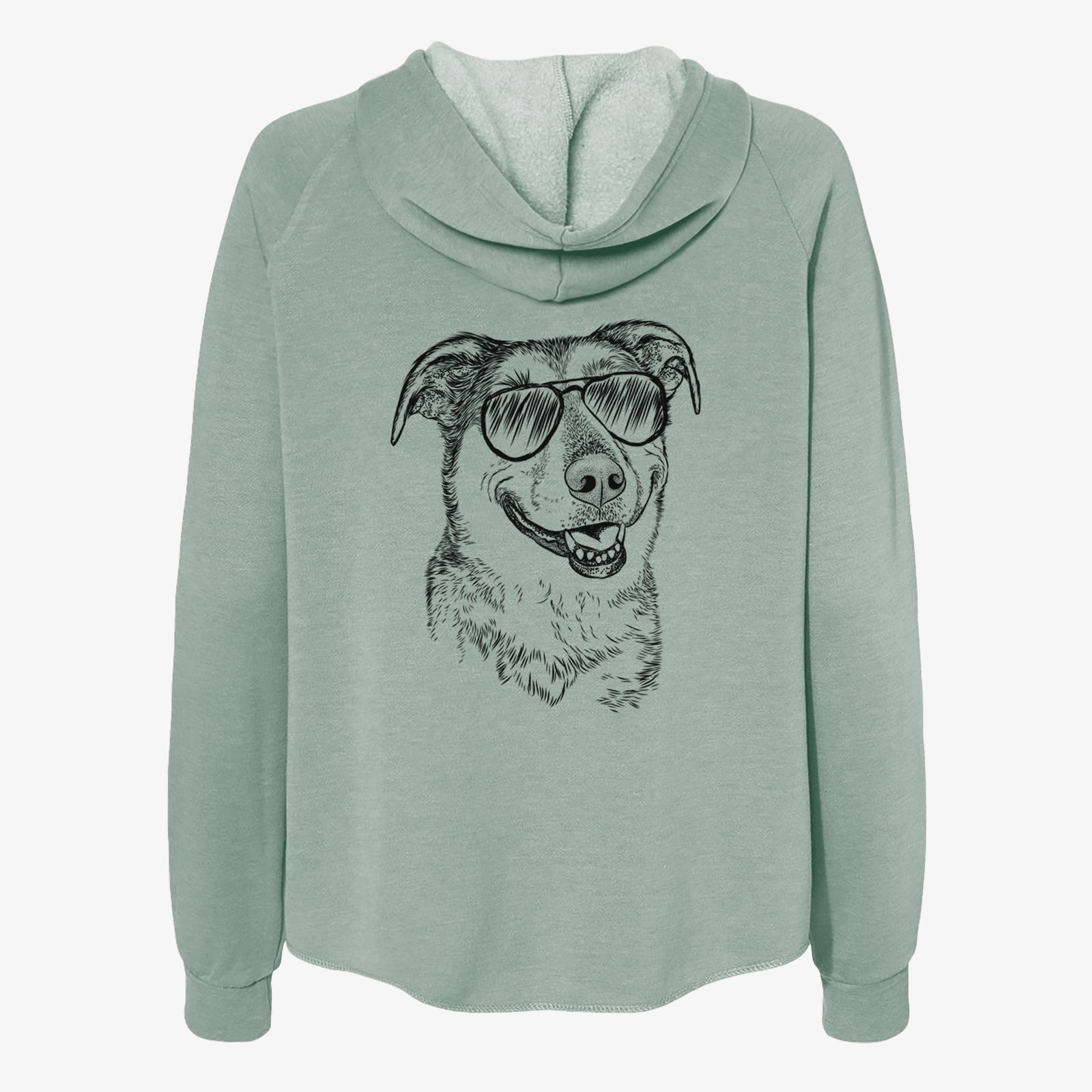 Pippin the Shepherd Mix - Women's Cali Wave Zip-Up Sweatshirt