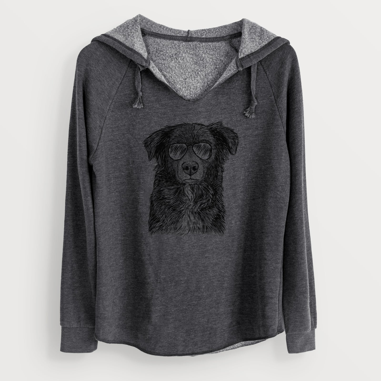 Aviator Pixel the Australian Shepherd - Cali Wave Hooded Sweatshirt