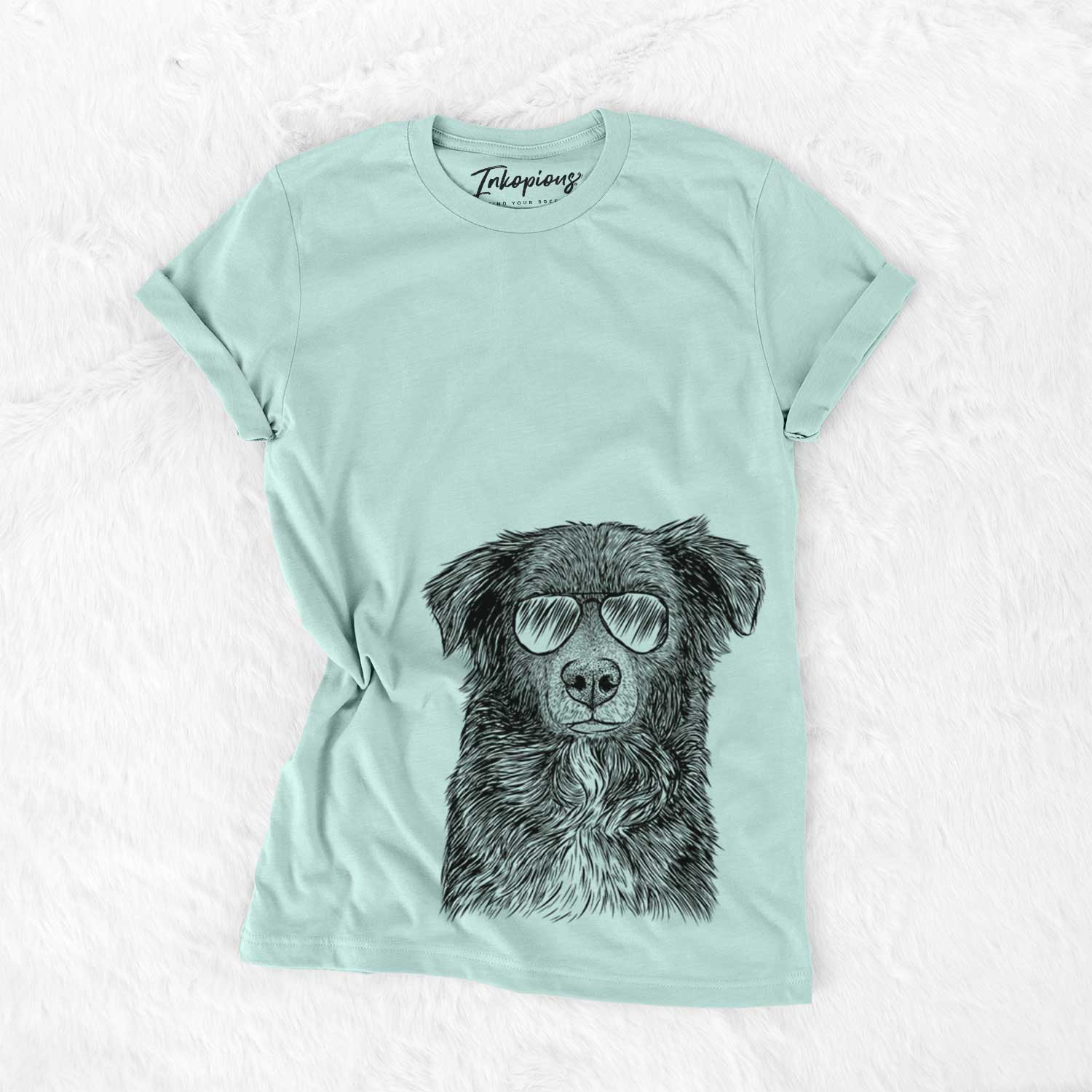 Aviator Pixel the Australian Shepherd - Unisex Crewneck