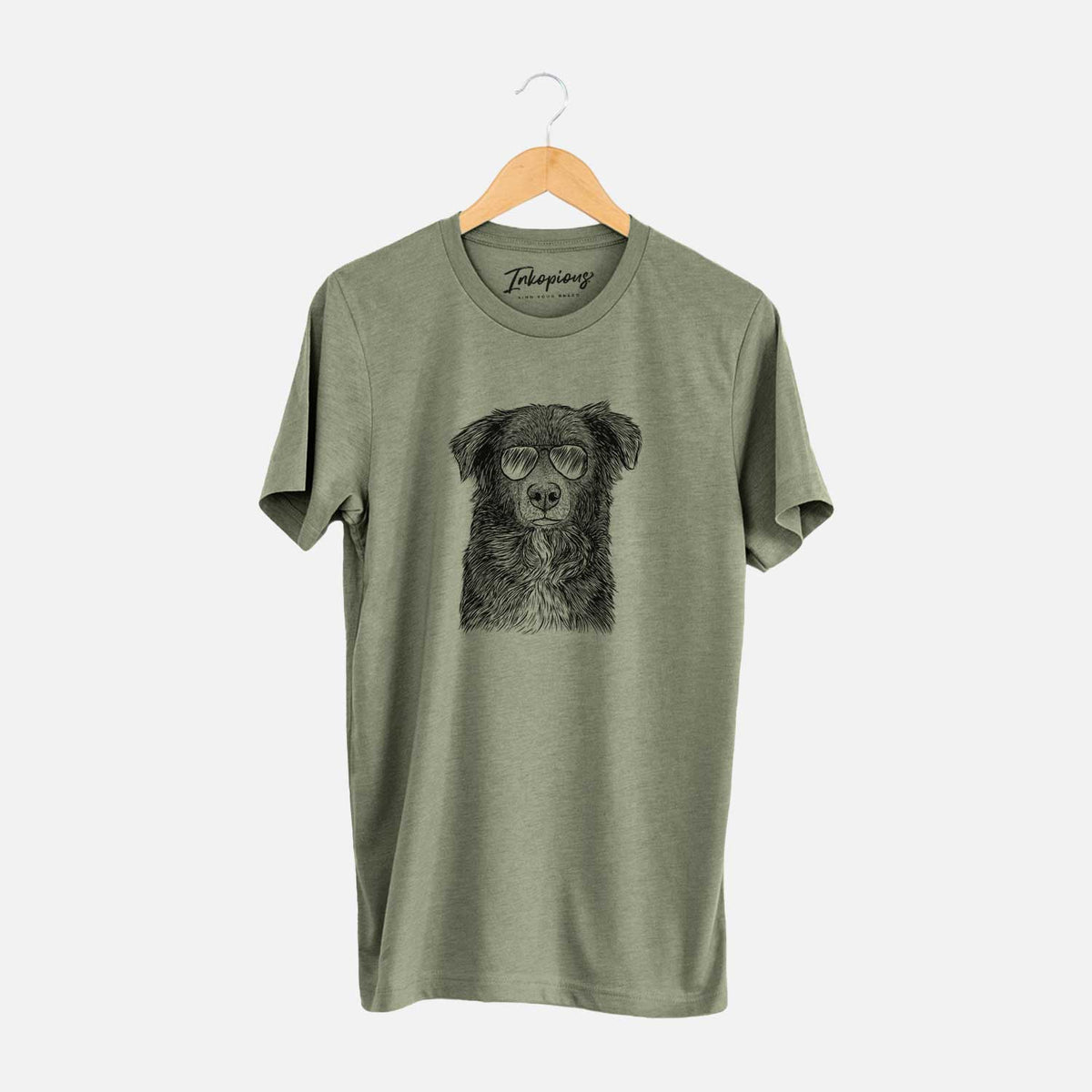 Aviator Pixel the Australian Shepherd - Unisex Crewneck