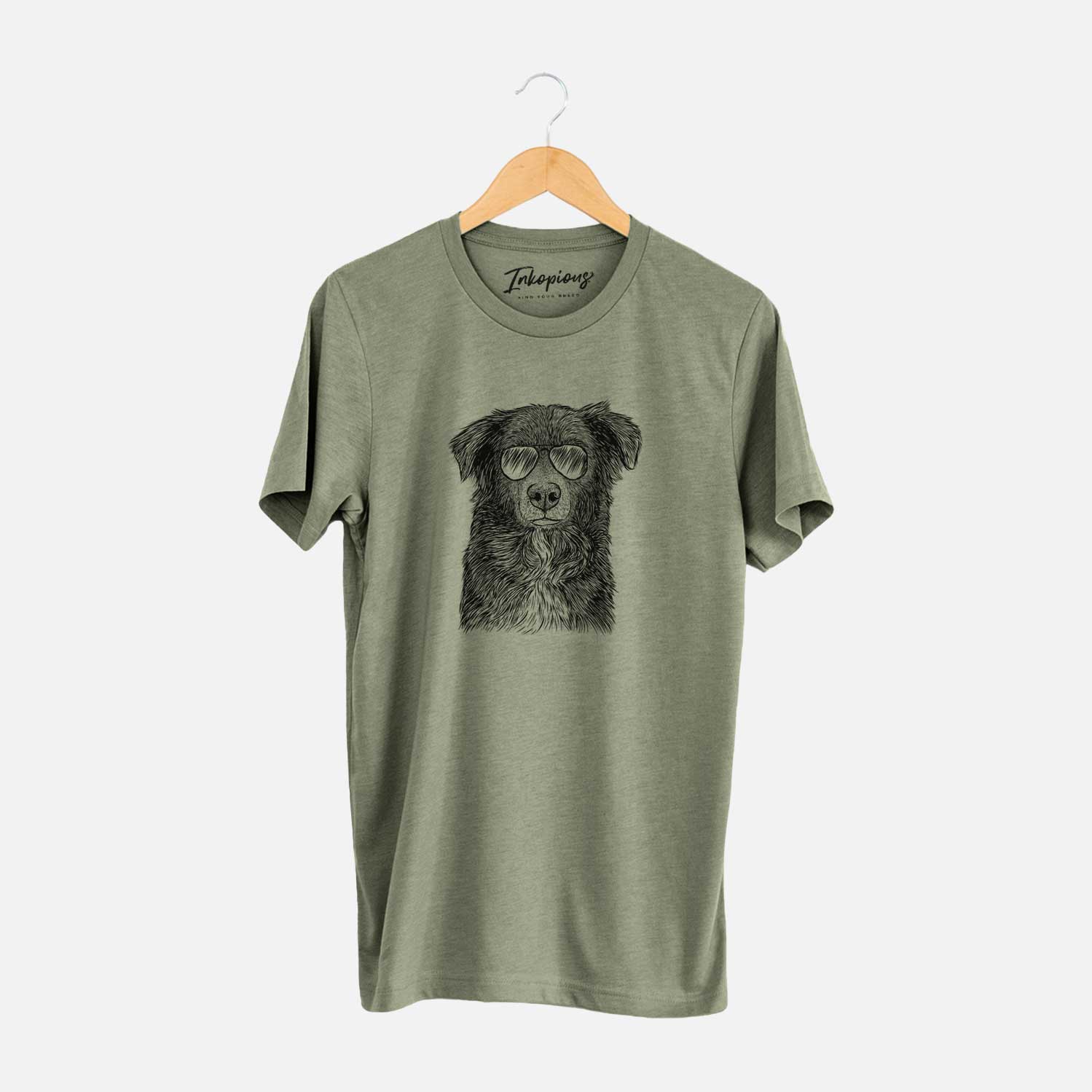 Aviator Pixel the Australian Shepherd - Unisex Crewneck