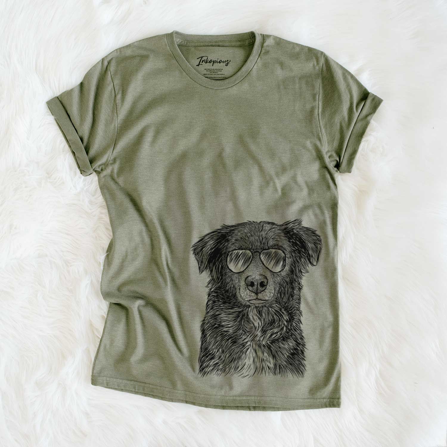 Aviator Pixel the Australian Shepherd - Unisex Crewneck