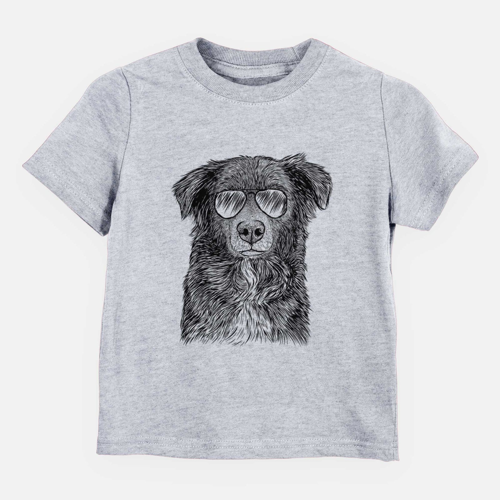 Aviator Pixel the Australian Shepherd - Kids/Youth/Toddler Shirt
