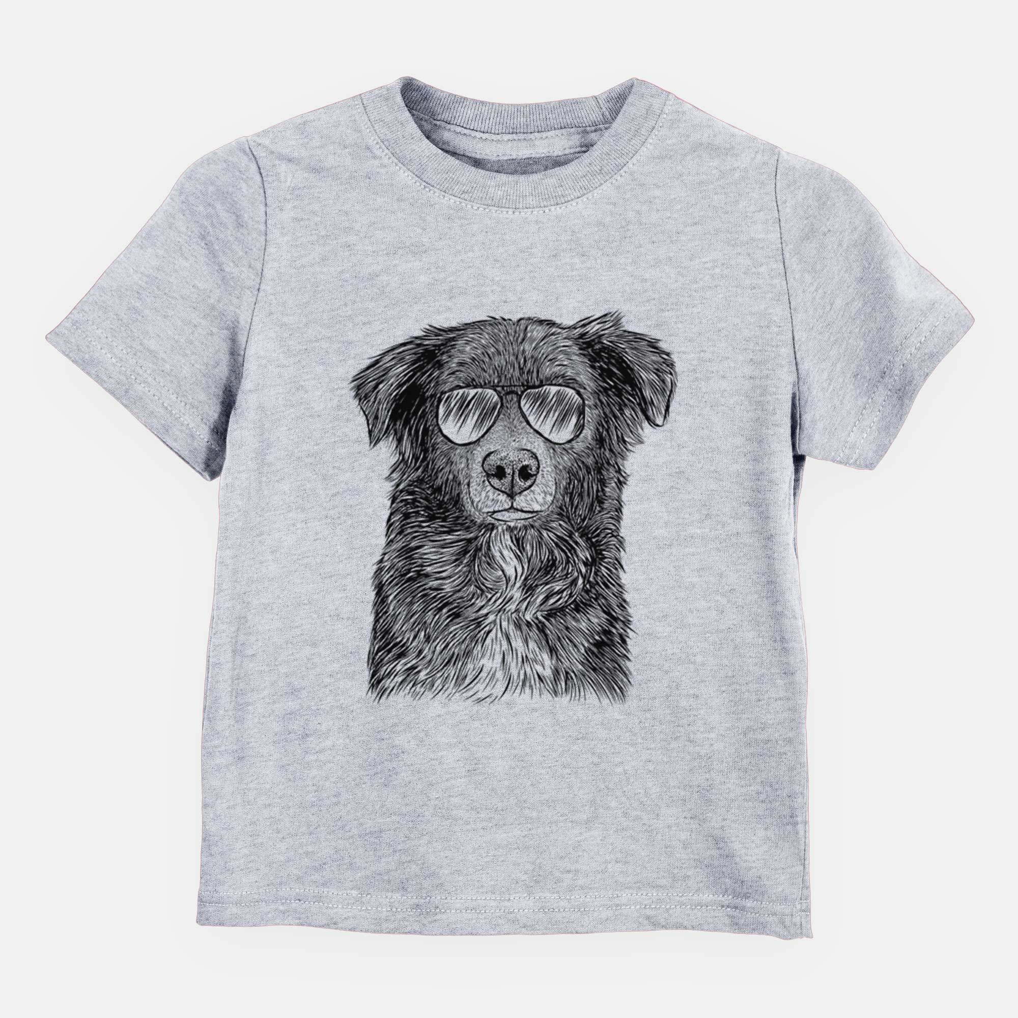 Aviator Pixel the Australian Shepherd - Kids/Youth/Toddler Shirt