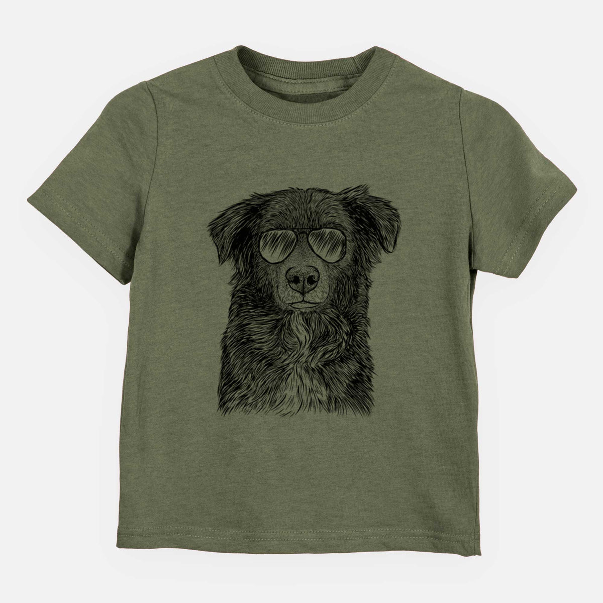Aviator Pixel the Australian Shepherd - Kids/Youth/Toddler Shirt